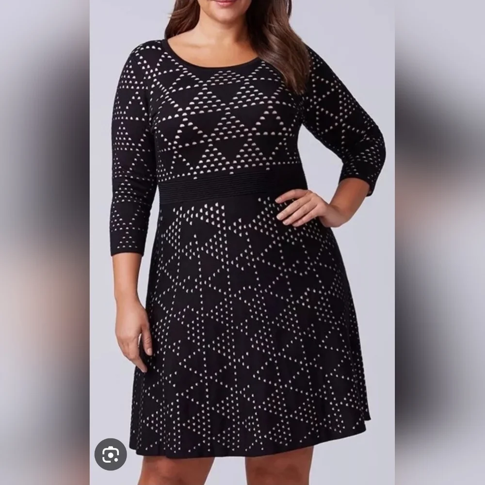 Lane Bryant Knit Midi Dress Size 14/16